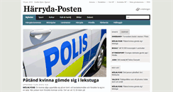 Desktop Screenshot of harrydaposten.se