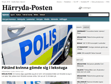 Tablet Screenshot of harrydaposten.se